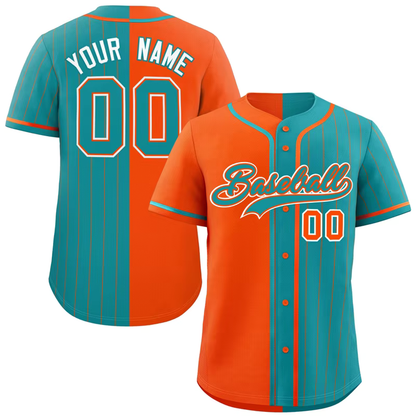Custom-made genuine baseball Jerseys in gold and black color combination