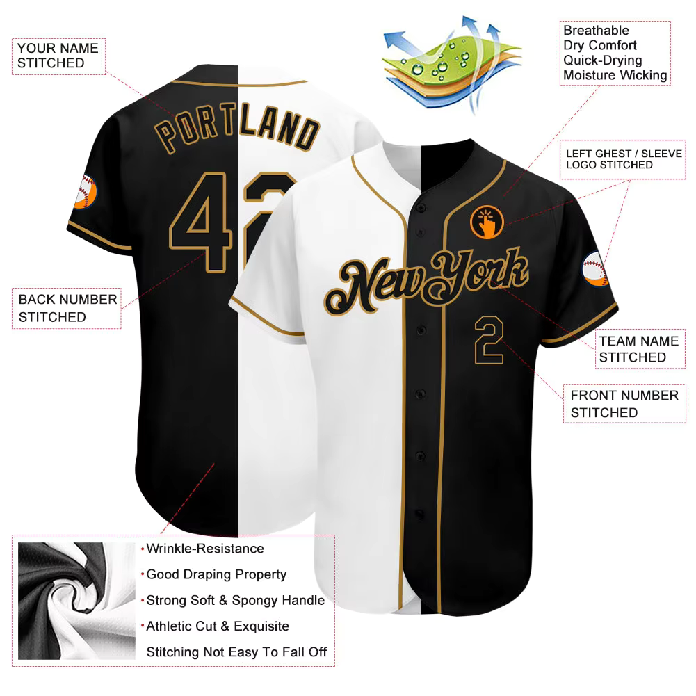 2025 Elite Custom Baseball Jerseys ⚾ | Pro- Print MVP Replicas + Free Design Proof