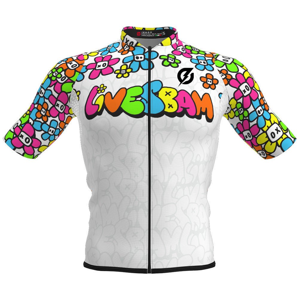 IM original cartoon flowers design high quality riding clothes - infinite motion